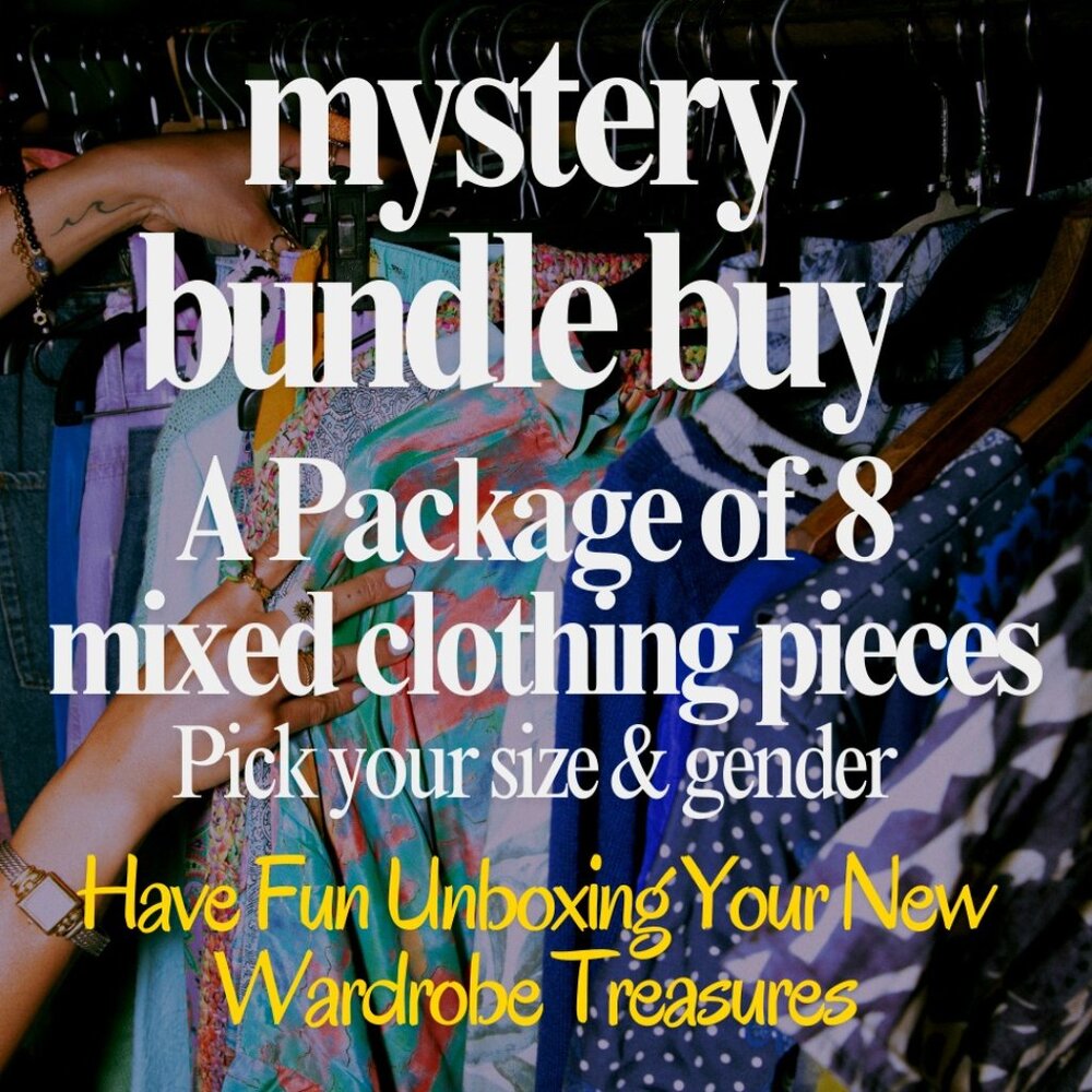 RESELLERS! FASHIONISTAS! Surprise Lot of Mixed Clothing/Accessories 8pcs Bundle